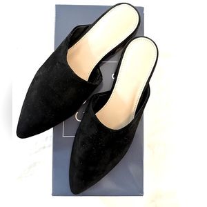 Com & Sens | Carlita Mule | Black Suede